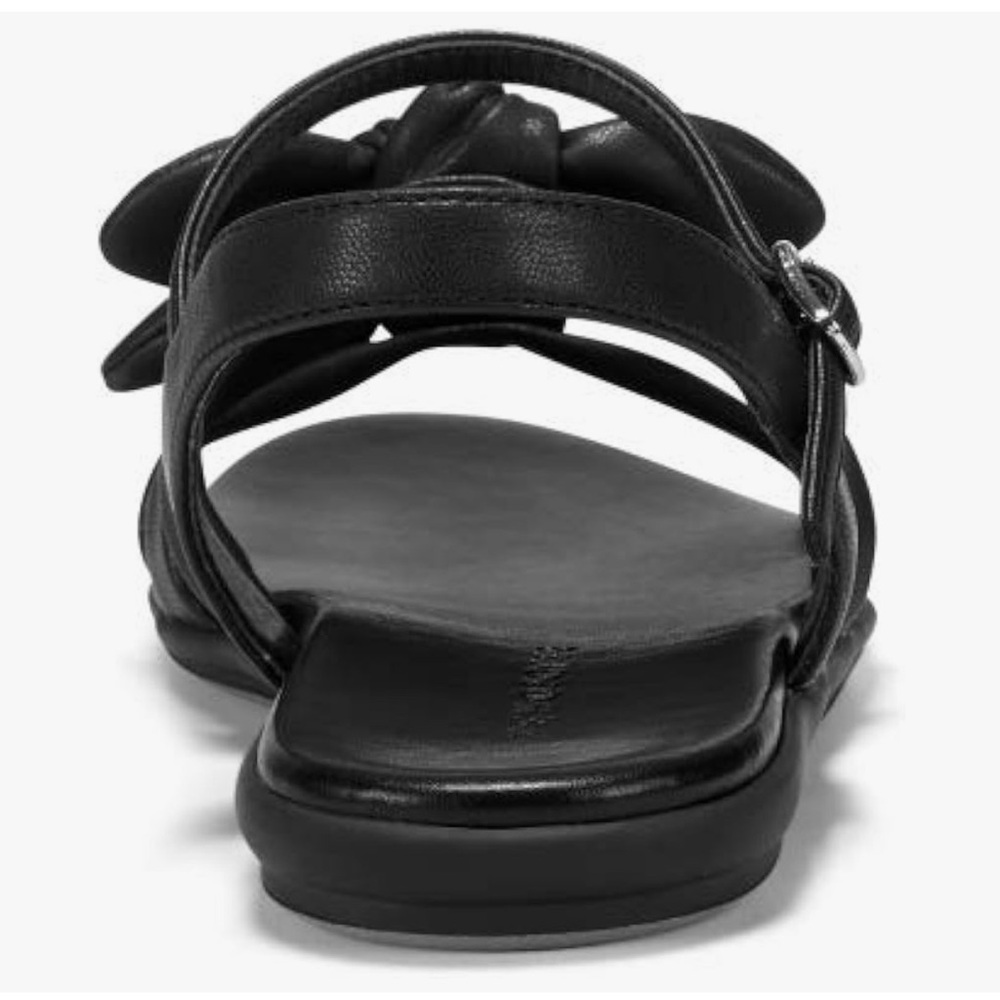 AEROSOLES size 8.5 Warsaw Black Comfort Bow Sandals NEW - Picture 13 of 16